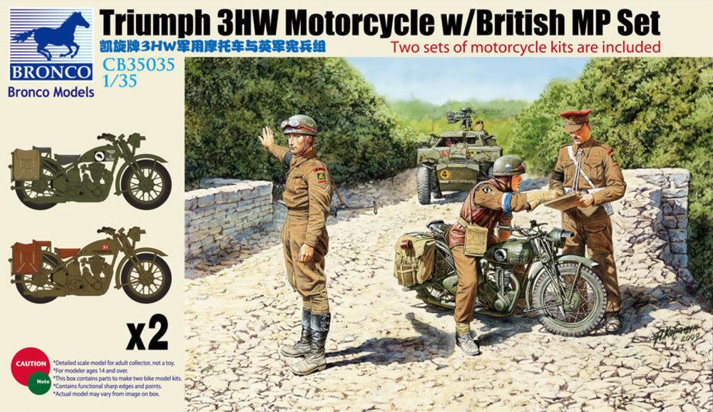 Triumph 3HW Motorcycle w/MP Figure Set Triumph 3HW Motorcycle w/MP Figure Set von Bronco Models