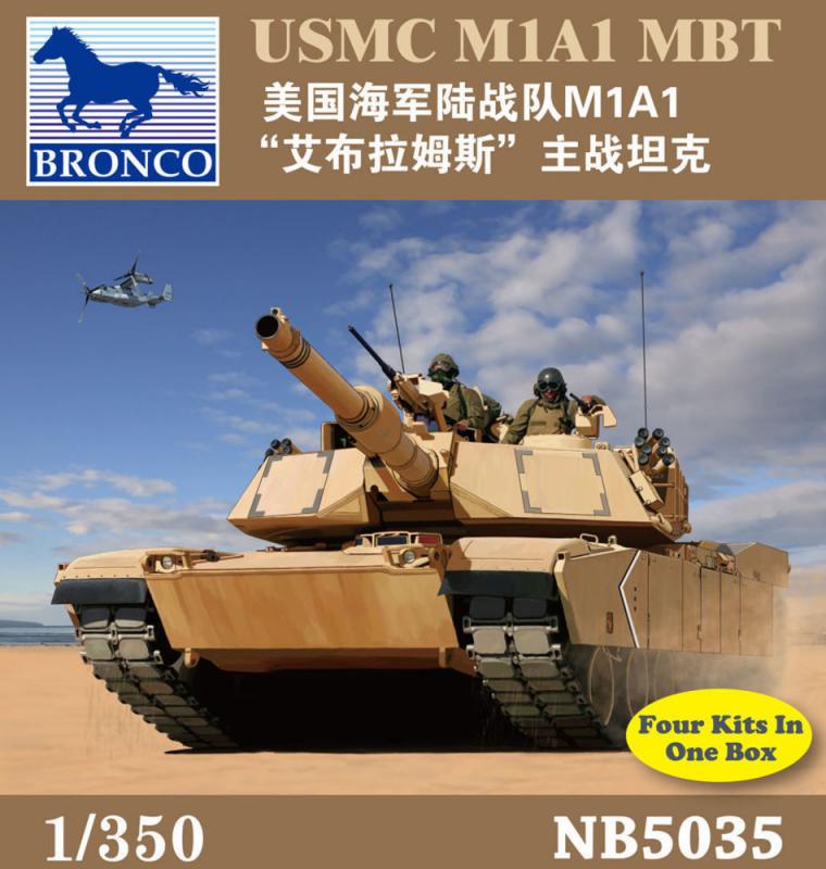 USMC M1A1 MBT USMC M1A1 MBT von Bronco Models