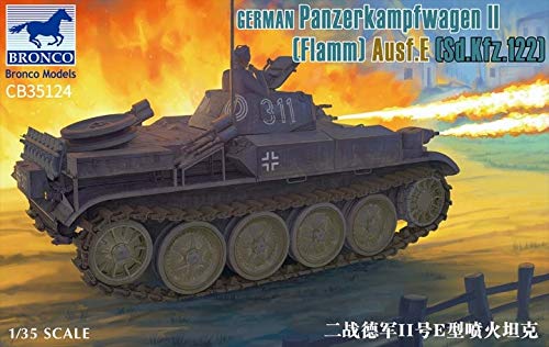 Unbekannt CB35124 German Panzerkampfwagen II (Flamm) AUSF.E Bronco von Bronco Models
