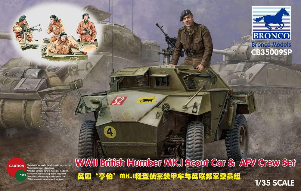 WWII British Humber MK.I Scout Car & AFV Crew Set WWII British Humber MK.I Scout Car & AFV Crew Set von Bronco Models