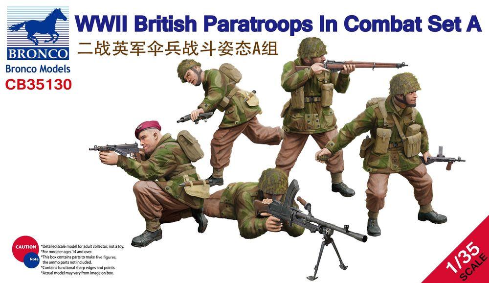 WWII British Paratroops in Combat Set A WWII British Paratroops in Combat Set A von Bronco Models