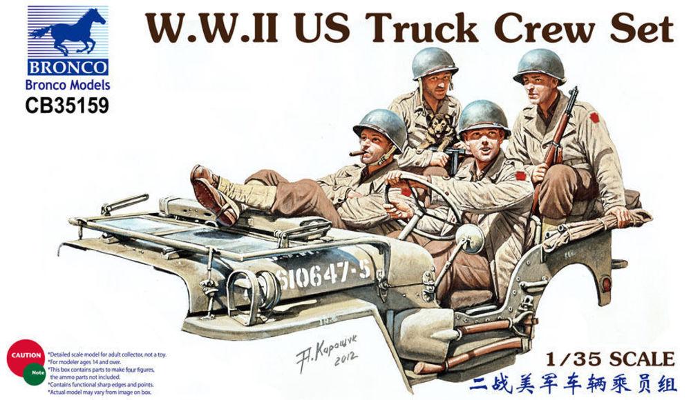 WWII US Truck Crew Set WWII US Truck Crew Set von Bronco Models