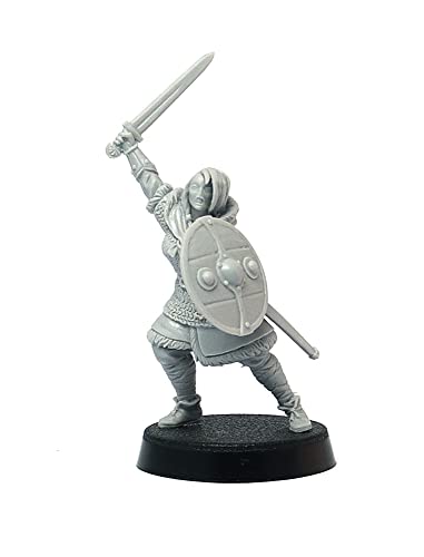 Brother Vinni Female Viking, Amazon Miniature, Shield Maiden 28mm, Resin, Grau, 3.5x1.5x1.5 Brother Vinni Female Viking, Amazon Miniature, Shield Maiden 28mm, Resin, Grau, 3.5x1.5x1.5 von Brother Vinni
