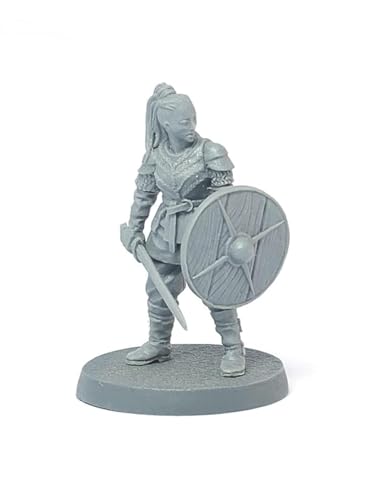 Brother Vinni Shield Maiden Wargame Miniature SAGA 28mm, Resin Brother Vinni Shield Maiden Wargame Miniature SAGA 28mm, Resin von Brother Vinni