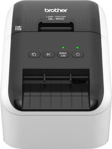 Brother QL-800 Etiketten-Drucker Thermodirekt 300 x 300 dpi Etikettenbreite (max.): 62mm von Brother