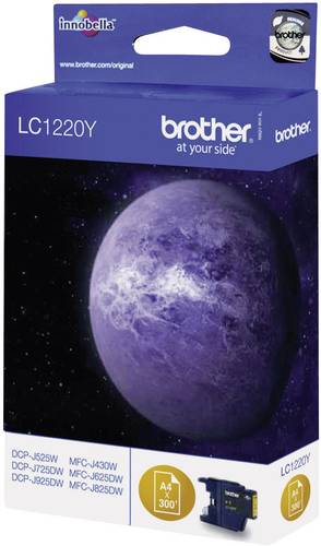 Brother Druckerpatrone LC-1220Y Original Gelb LC1220Y von Brother