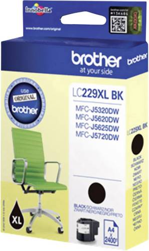 Brother Druckerpatrone LC-229XLBK Original Schwarz LC229XLBK von Brother