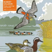 Adult Jigsaw Puzzle Robert Gillmor: Ducks, Falcons and Lapwings von Brown Trout-Auslieferer Flechsig