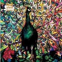 Louis Comfort Tiffany: Entfalteter Pfau (Puzzle) von Flame Tree