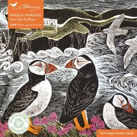 Adult Sustainable Jigsaw Puzzle Angela Harding: Fair Isle Puffins von BrownTrout Publishers Inc