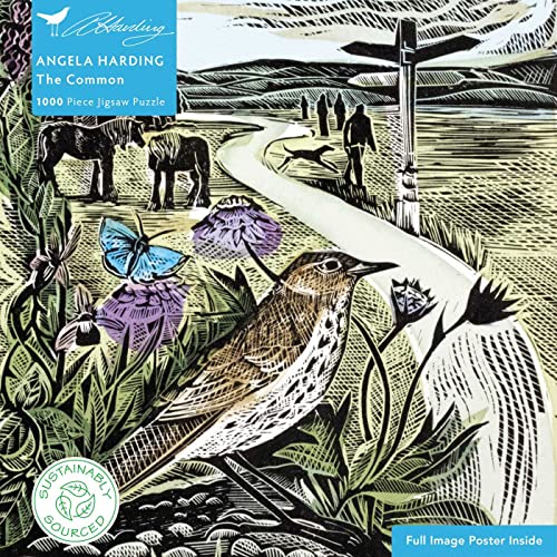 Puzzle - Angela Harding, Die Allmende: Unser faszinierendes, hochwertiges 1.000-teiliges Puzzle (73,5 x 51 cm) in Stabiler Kartonverpackung von Flame Tree Gift