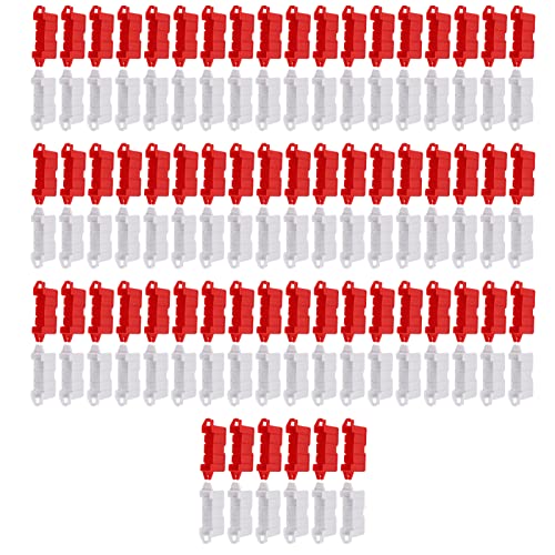 120pcs RC Drift Racing Track Barriers Plastic Road Cones for Remote Control Car Drift Practice Universal Fit with High Visibility Design von Brrnoo