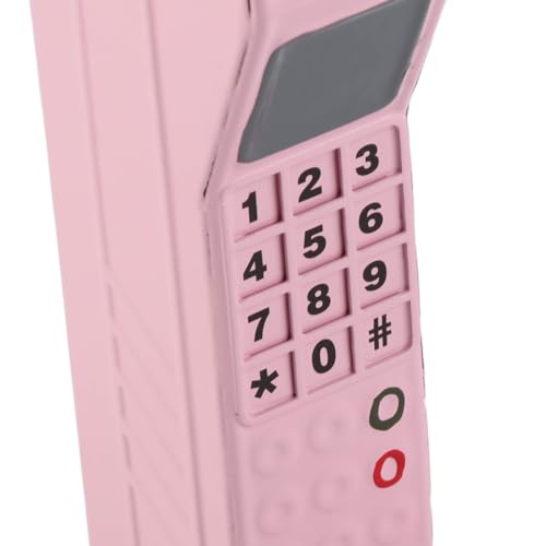 BRRNOO Vintage Brick Mobiltelefonproptermodell, Retro -Stil Altmodische Einzigartige Filmrequisiten für Fotografie -Restaurant -Dekorationen, Leichtes Tragbares Design, Stabiles und (PINK) von Brrnoo