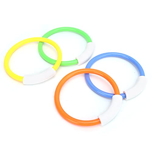 Brrnoo 4pcs Pool-Tauchringe, Bestehend aus Haltbarem und Ungiftigem Kunststoff mit Glattem Randdesign, Ermutigt, das Vertrauen in Unterwassertauchen zu Schwimmen und zu verbessern. Brrnoo 4pcs Pool-Tauchringe, Bestehend aus Haltbarem und Ungiftigem Kunststoff mit Glattem Randdesign, Ermutigt, das Vertrauen in Unterwassertauchen zu Schwimmen und zu verbessern. von Brrnoo