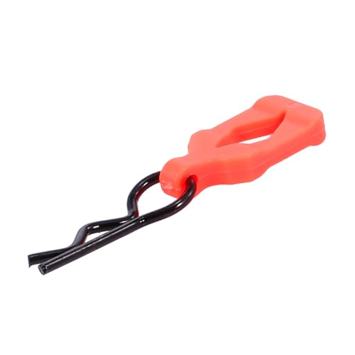 Body Shell Clips Pin für, Redcat, Axial, EIN Einzigartiges Griffdesign, Ersatz für HSP, HPI 1/10 Auto (ORANGE) von Brrnoo