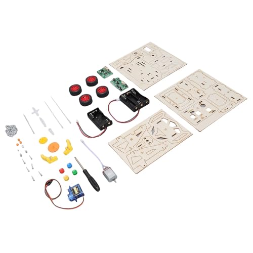 Brrnoo DIY Model Cars Kit, Holzgebäudespielzeug für ab 6 Jahren Einfacher Montage ohne Benötigt mit Installationstools für das Technische Lernen von Brrnoo