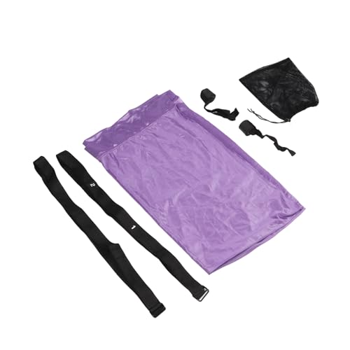 Brrnoo Dehnungsgurt, Yoga -Gurte Zum Dehnen mit Faltbarem Bein Beinstrecke Elastische Lagerkapazität Klapper Yoga -Gurte für Flexibilitätstrainer (Freie Größe) von Brrnoo