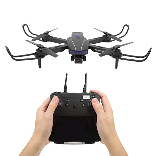 Brrnoo Drohne mit 4K-HD-Kamera, App-Unterstützung, Stabiler Flug, 4K-HD-Dual-Kamera-Drohne, S85 RC-Drohne, 4 Achsen, für über 14 Jahren für den Außenbereich (3 Batterie) von Brrnoo