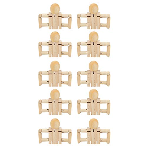 Brrnoo Holz Roboter -Mann Figuren, Flexibles Gelenkkunstmodell, Lustiges Schreibtischspielzeug, DIY -Malkunst Kunsthandwerk, Geeignet für Zum Spielen und Malen, Großartig Als für Brrnoo Holz Roboter -Mann Figuren, Flexibles Gelenkkunstmodell, Lustiges Schreibtischspielzeug, DIY -Malkunst Kunsthandwerk, Geeignet für Zum Spielen und Malen, Großartig Als für von Brrnoo