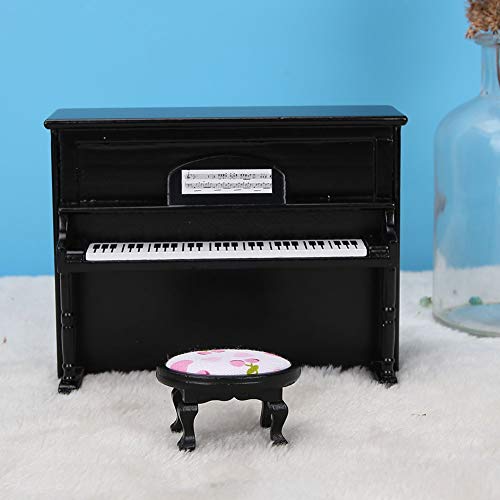Brrnoo Klavier, Miniaturspielzeug Aufrecht (Black) von Brrnoo