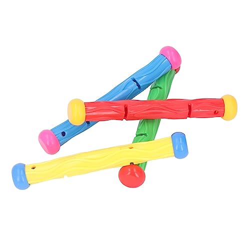 Brrnoo Pool -Tauchstock -Spielzeug für, Unterwassertauchstangen mit Glänzendem Kantendesign, Leuchtende Farben, die Sie Leicht Finden Sollten, Geschenkset mit Sicherem Premium von Brrnoo