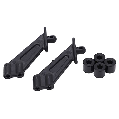 Brrnoo RC Heckflügelhalterung, Schwarze Kunststofffestigkeit Ersatz RC -Auto Heckflügelhalterung -Auto Flügelhalterung für ZD Racing 7531 1/10 von Brrnoo