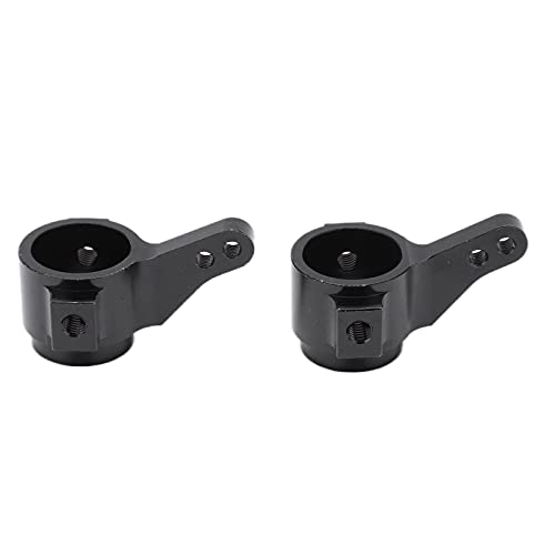 Brrnoo RC -Lenkbecher mit Aluminiumlegierung 2pcs 1 Paar RC Lenkbecher Aluminium -Legierungs Zubehör für Fernbedienungsautos (Black) von Brrnoo