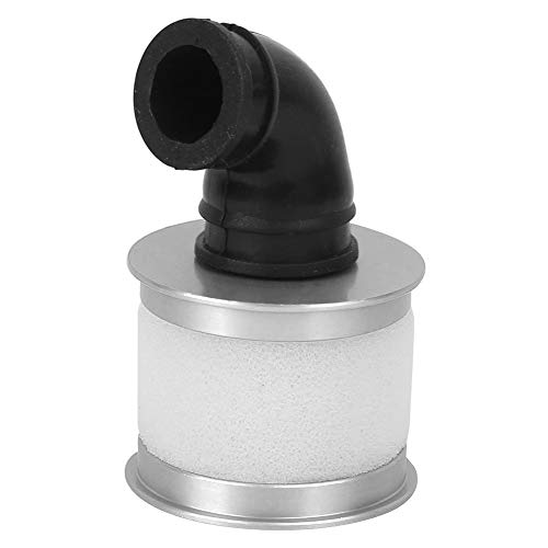 Brrnoo RC -Luftfilter, RC -Motorabdeckung Universal Teile 1/10 Luftfilterreiniger Aluminiumlegierung Luftfilter für HSP 94188 94122 Ölmotor -Fernbedienung Auto (Silver) von Brrnoo