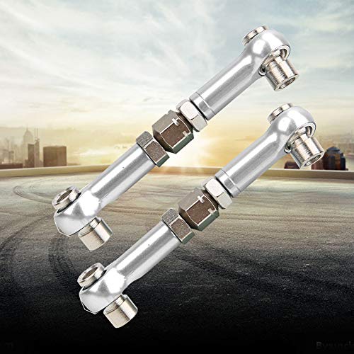 Brrnoo RC -Servo -Verbindungsstange für HPI RS4 Sport 3 1/10 RC Lenkverbindungsstange Vordere Heck Servo Verknüpfung Lenkung Links Stange Upgrade Accessoires (Silber 113696S) von Brrnoo