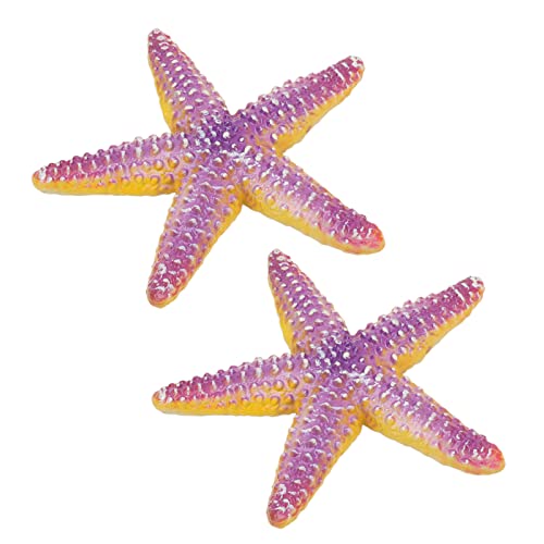 Brrnoo Seesterndekor, Kleine Seestern für Basteln mit Lebhaften Leuchtenden Farben 2pcs Harz Beach Ornamente für Brrnoo Seesterndekor, Kleine Seestern für Basteln mit Lebhaften Leuchtenden Farben 2pcs Harz Beach Ornamente für von Brrnoo