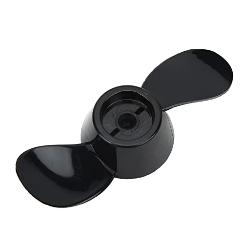 Brrnoo Trolling Motor Rep, Plastik 2 Ersatzpropeller Propeller Verdickter Bohrerpropeller für Kajak für 12 V 24 V Motoren Schwarz Brrnoo Trolling Motor Rep, Plastik 2 Ersatzpropeller Propeller Verdickter Bohrerpropeller für Kajak für 12 V 24 V Motoren Schwarz von Brrnoo