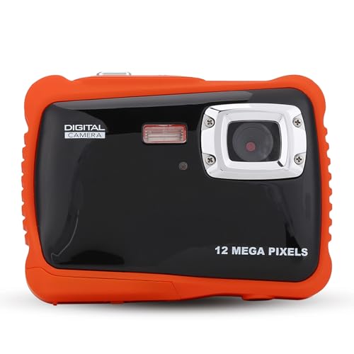Digital Kamera, Unterwasser Kamera für 12MP, 1080P HD Video mit 8X Digital Zoom, 2,0-Zoll-Bildschirm, USB-Konnektivität, 32GB TF-Karte, Niedliches Design, Leicht & Langlebig, Digital Kamera, Unterwasser Kamera für 12MP, 1080P HD Video mit 8X Digital Zoom, 2,0-Zoll-Bildschirm, USB-Konnektivität, 32GB TF-Karte, Niedliches Design, Leicht & Langlebig, von Brrnoo