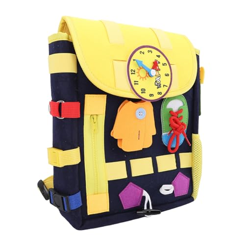 Kleinkind -Rucksack mit Schnallen Sensorischer Rucksack Kleinkind -Rucksack mit Schnallen Fühle Lernaktivität Sensorischer Rucksack mit Großer Kapazitätsbeutel Kleinkind -Rucksack mit Schnallen Sensorischer Rucksack Kleinkind -Rucksack mit Schnallen Fühle Lernaktivität Sensorischer Rucksack mit Großer Kapazitätsbeutel von Brrnoo