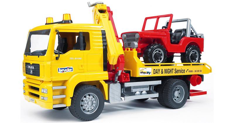 BRUDER 02750 MAN TGA Abschleppwagen von Bruder