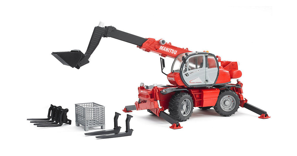 BRUDER 2129 Manitou Teleskopstabler MRT 2150 m. Zubehör BRUDER 2129 Manitou Teleskopstabler MRT 2150 m. Zubehör von Bruder