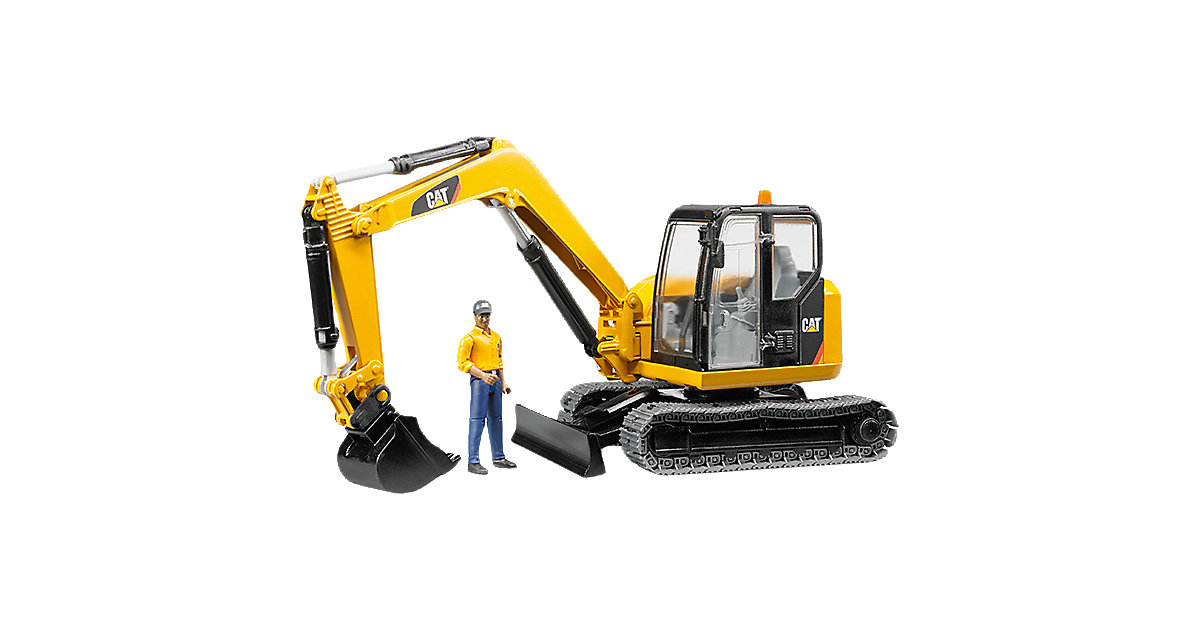 BRUDER 2466 Cat Minibagger mit Bauarbeiter 1:16 BRUDER 2466 Cat Minibagger mit Bauarbeiter 1:16 von Bruder
