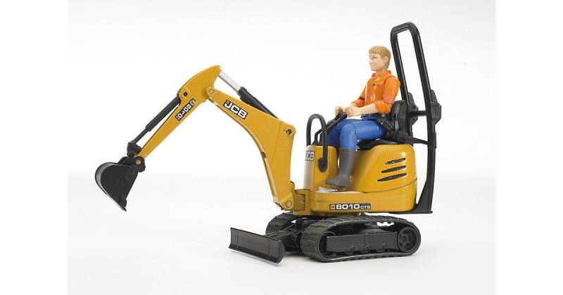 BRUDER 62002 bworld JCB Mikrobagger 8010 CT von Bruder