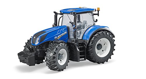 bruder 03120 - New Holland T7.315-1:16 Bauernhof Landwirtschaft Traktor Trecker Schlepper Bulldog bworld Spielzeug Fahrzeug von bruder