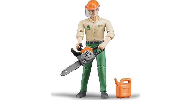 Bruder 60030 Profi-Serie bworld Forstarbeiter mit Zubehör 1:16 von Bruder