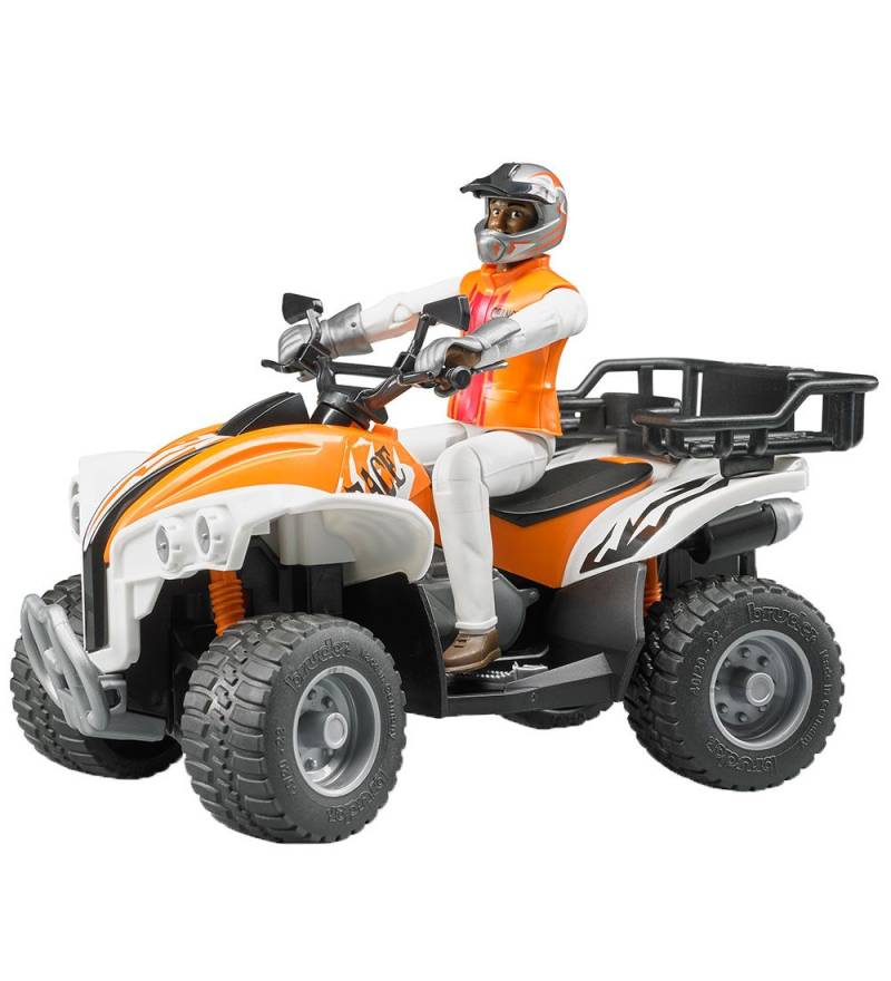 Bruder Abbildung m. ATV - bworld - 63000 - Bruder - One Size - Spielzeugfiguren Bruder Abbildung m. ATV - bworld - 63000 - Bruder - One Size - Spielzeugfiguren von Bruder