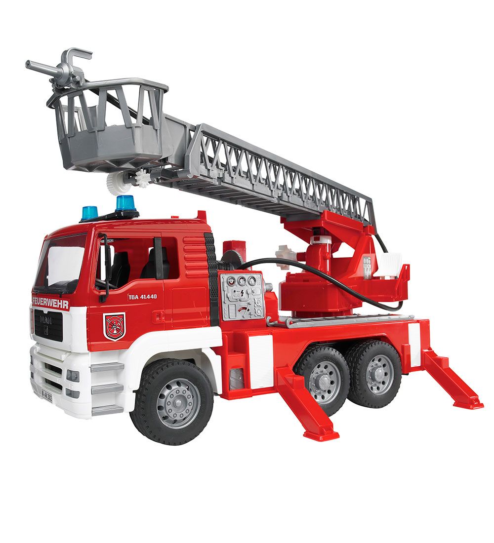 Bruder Auto - MAN TGA Feuerwehrauto m. Licht und Sound - 02771 - Bruder - One Size - Autos Bruder Auto - MAN TGA Feuerwehrauto m. Licht und Sound - 02771 - Bruder - One Size - Autos von Bruder