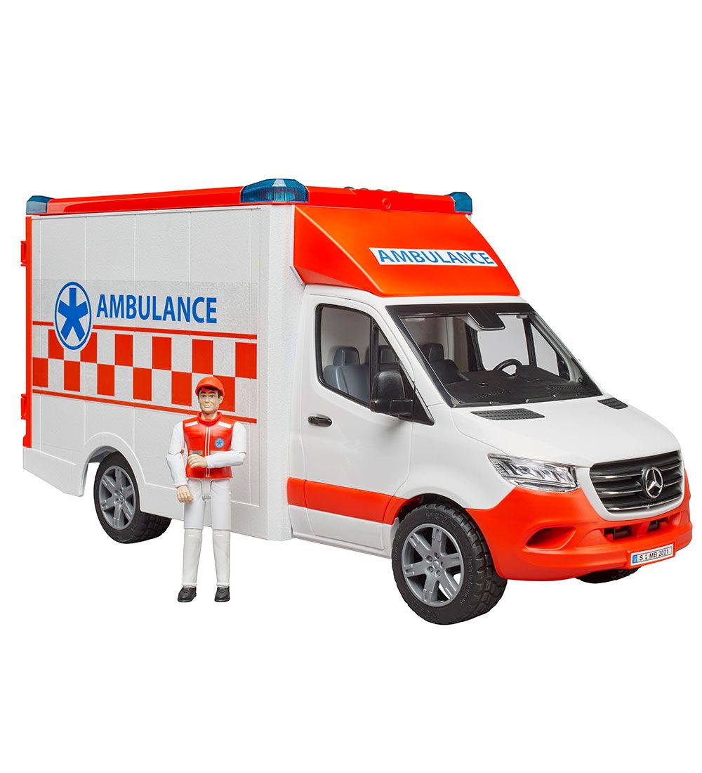 Bruder Auto - Sprinter Ambulance m. Licht/Sound und fährt - 0267 - Bruder - One Size - Autos Bruder Auto - Sprinter Ambulance m. Licht/Sound und fährt - 0267 - Bruder - One Size - Autos von Bruder