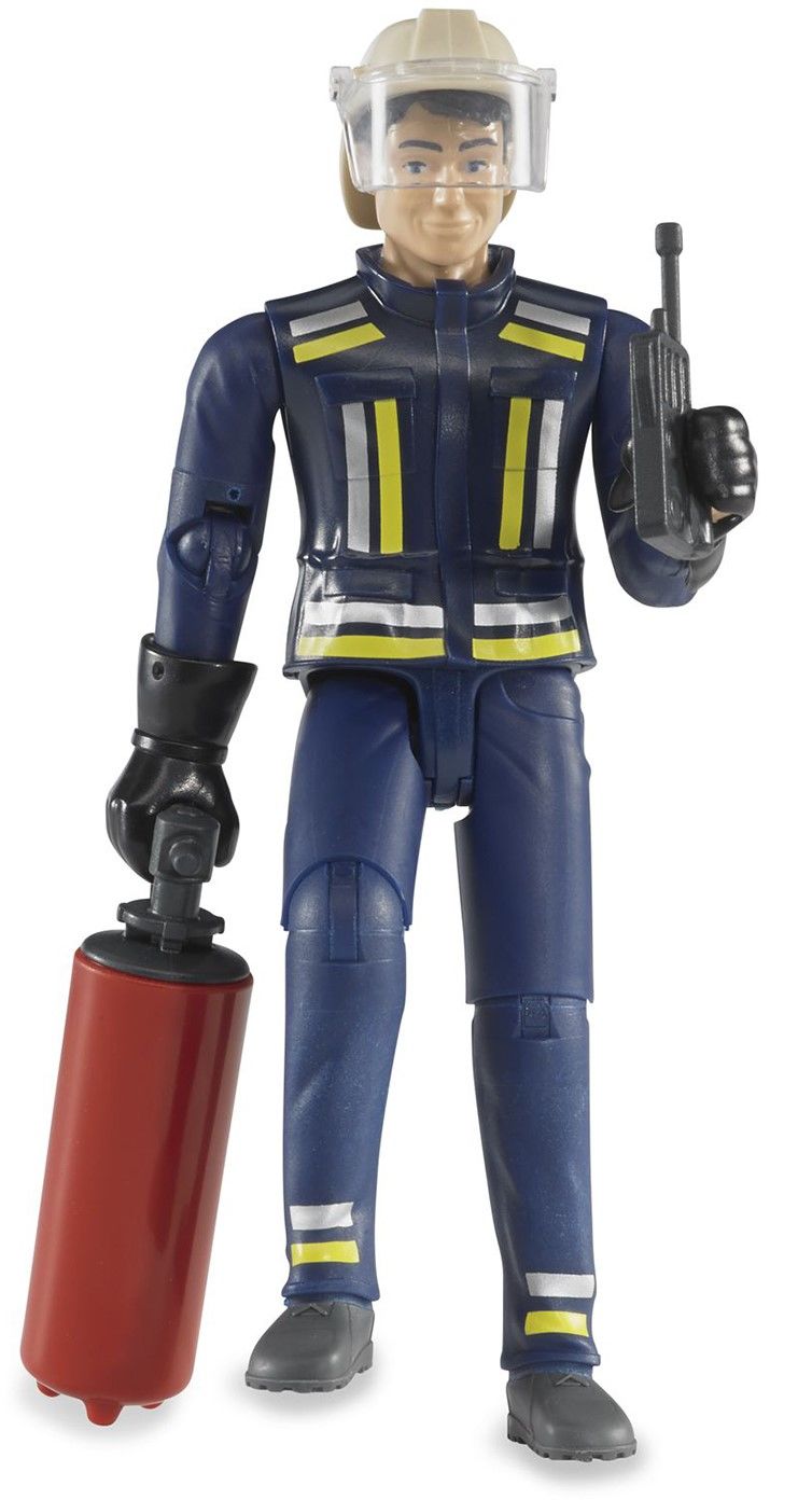 Bruder Feuerwehrmann Mit Helm, Handschuhe Und Zubehör Bruder Feuerwehrmann Mit Helm, Handschuhe Und Zubehör von Bruder