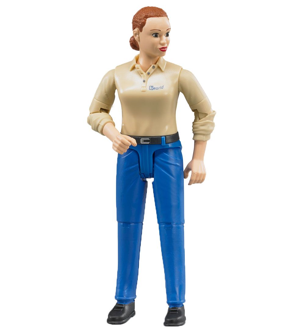 Bruder Figur - bworld - Frau m. Blau Hosen - 60408 - Bruder - One Size - Spielzeugfiguren Bruder Figur - bworld - Frau m. Blau Hosen - 60408 - Bruder - One Size - Spielzeugfiguren von Bruder