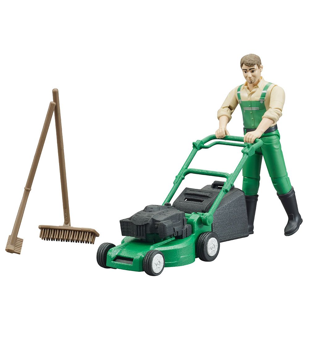Bruder Figur - bworld - Gärtner m. Rasenmäher - 62103 - Bruder - One Size - Spielzeugfiguren Bruder Figur - bworld - Gärtner m. Rasenmäher - 62103 - Bruder - One Size - Spielzeugfiguren von Bruder