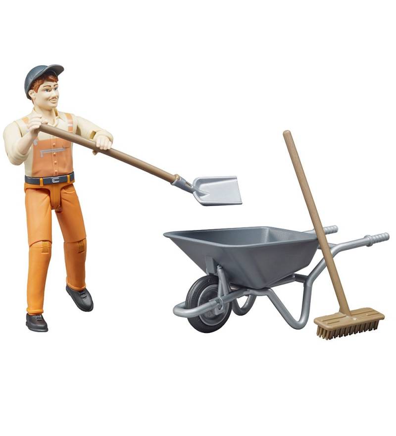Bruder Figur - bworld - Kommunalarbeiter m. Zubehör - 62130 - Bruder - One Size - Spielzeugfiguren Bruder Figur - bworld - Kommunalarbeiter m. Zubehör - 62130 - Bruder - One Size - Spielzeugfiguren von Bruder