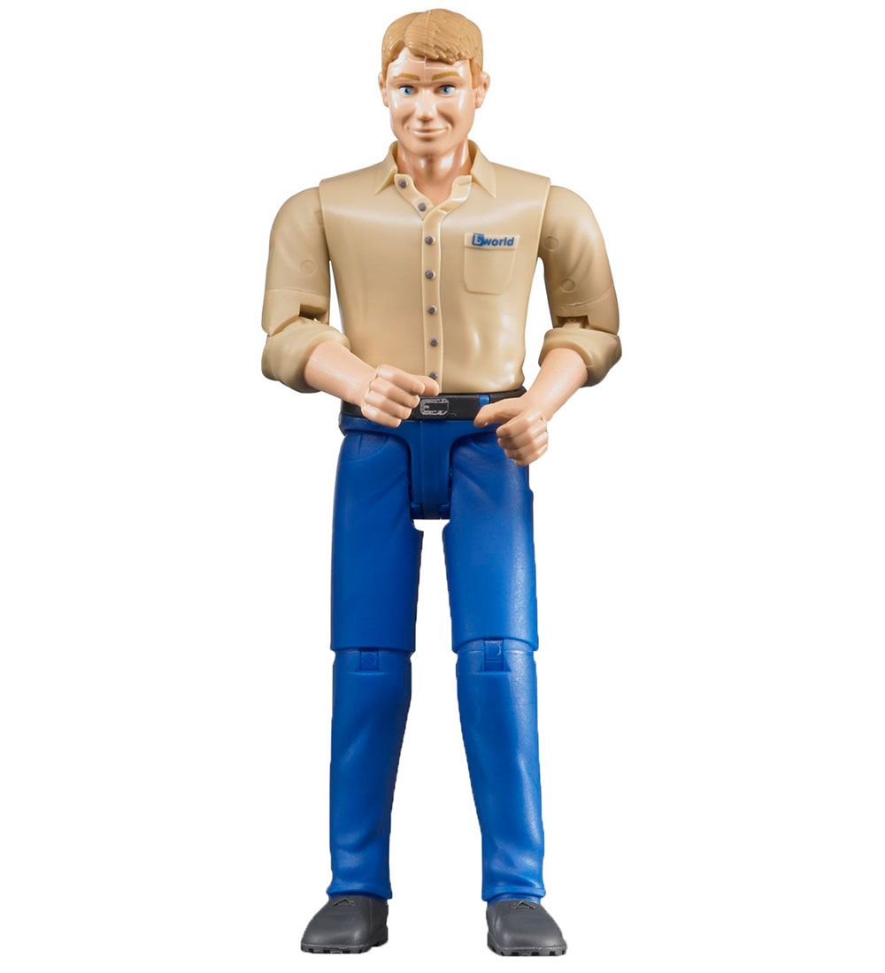 Bruder Figur - bworld - Männlich m. Blau Hosen - 60006 - Bruder - One Size - Spielzeugfiguren Bruder Figur - bworld - Männlich m. Blau Hosen - 60006 - Bruder - One Size - Spielzeugfiguren von Bruder