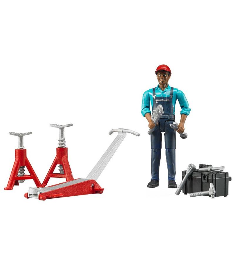 Bruder Figur - bworld - Mekaniker m. Zubehör - 62100 - Bruder - One Size - Spielzeugfiguren Bruder Figur - bworld - Mekaniker m. Zubehör - 62100 - Bruder - One Size - Spielzeugfiguren von Bruder