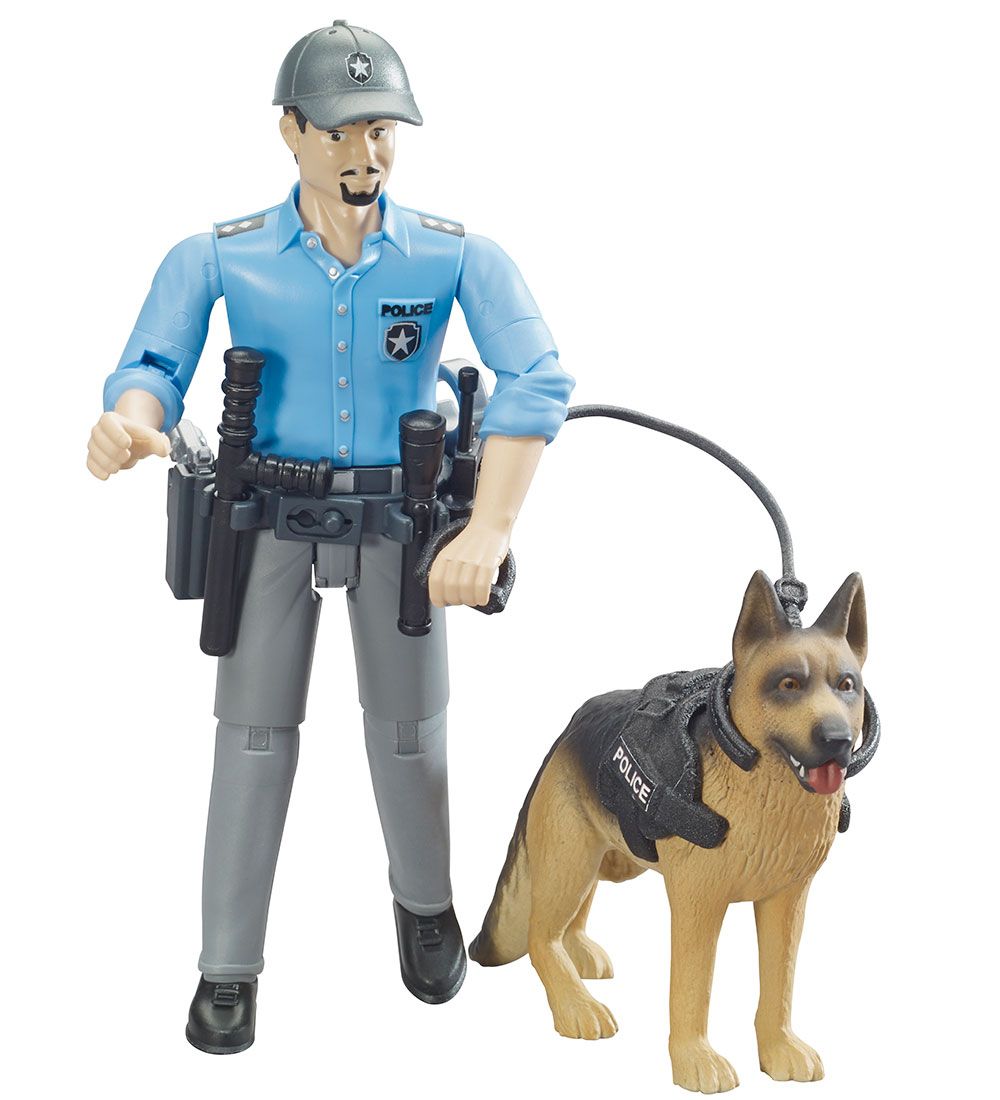 Bruder Figur - bworld - Polizist m. Polizeihund - 62150 - Bruder - One Size - Spielzeugfiguren Bruder Figur - bworld - Polizist m. Polizeihund - 62150 - Bruder - One Size - Spielzeugfiguren von Bruder
