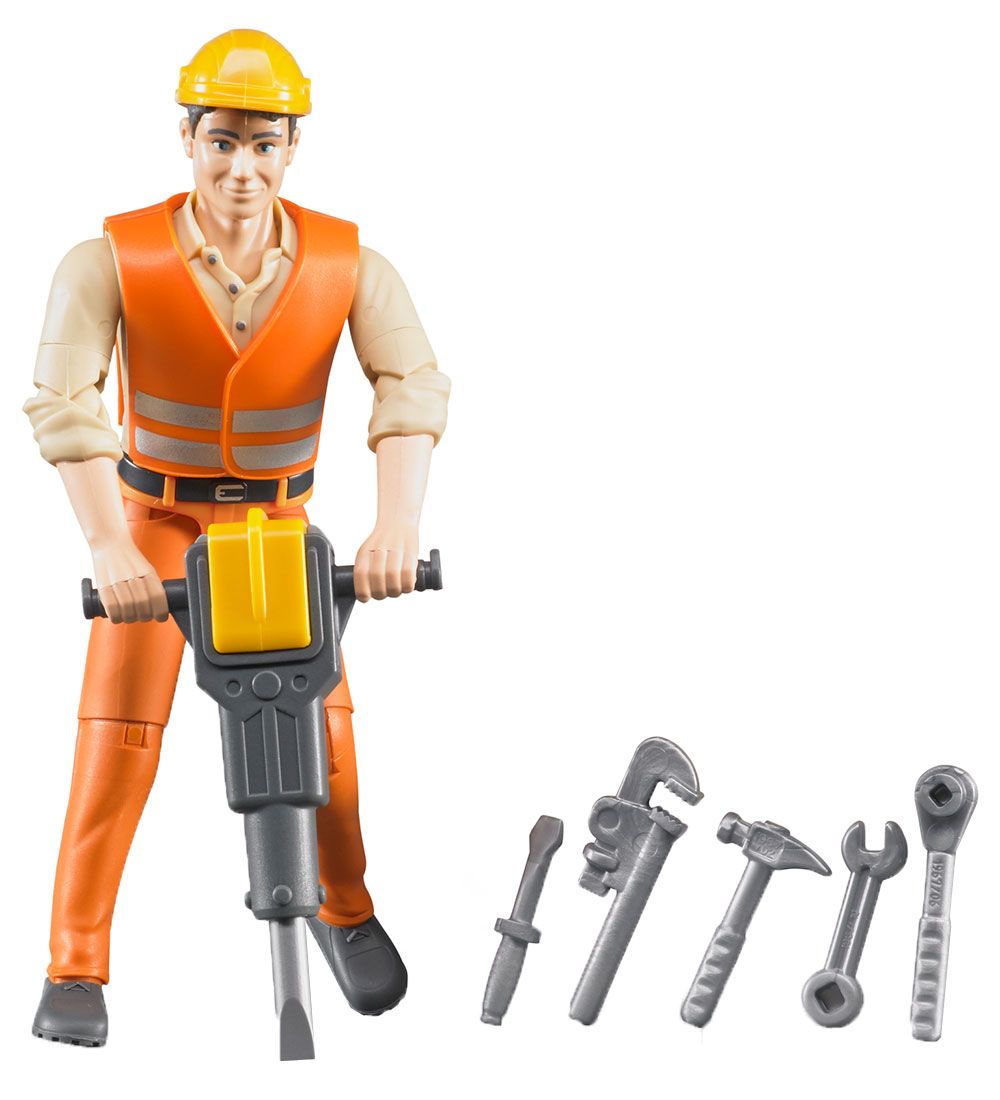 Bruder Figur - bworld - Straßenarbeiter - 60020 - Bruder - One Size - Spielzeugfiguren Bruder Figur - bworld - Straßenarbeiter - 60020 - Bruder - One Size - Spielzeugfiguren von Bruder